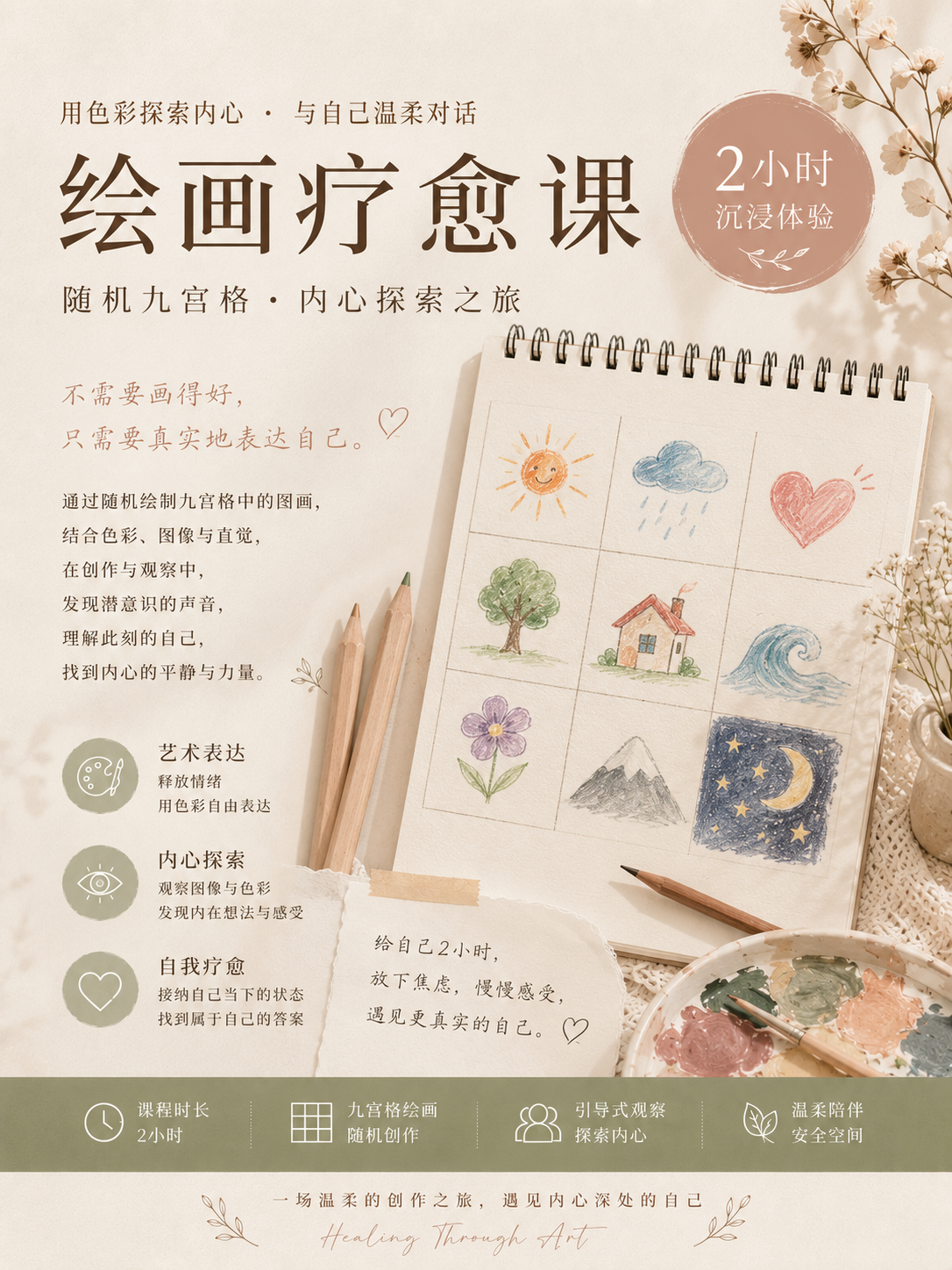 绘画疗愈课 Art Therapy Workshop