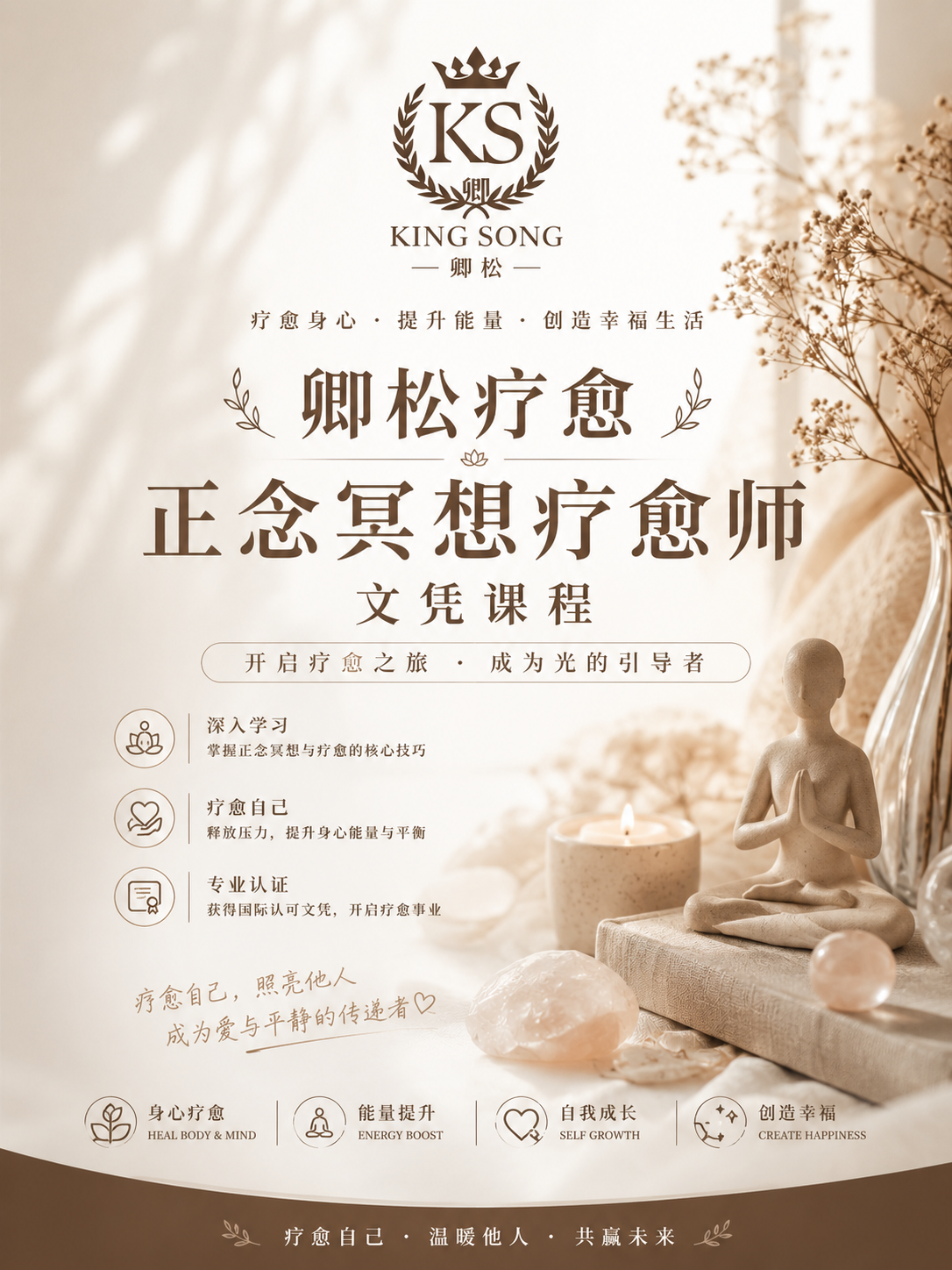 卿松疗愈-正念冥想疗愈师文凭课程